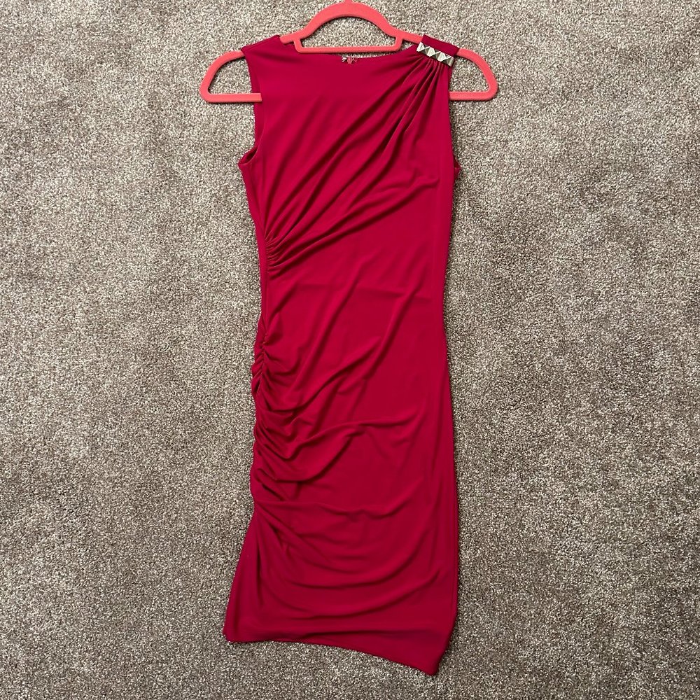 Michael Kors Women's Fuchsia Sleeveless Fit/Slim Dress, Size XXS, Pre Owned
